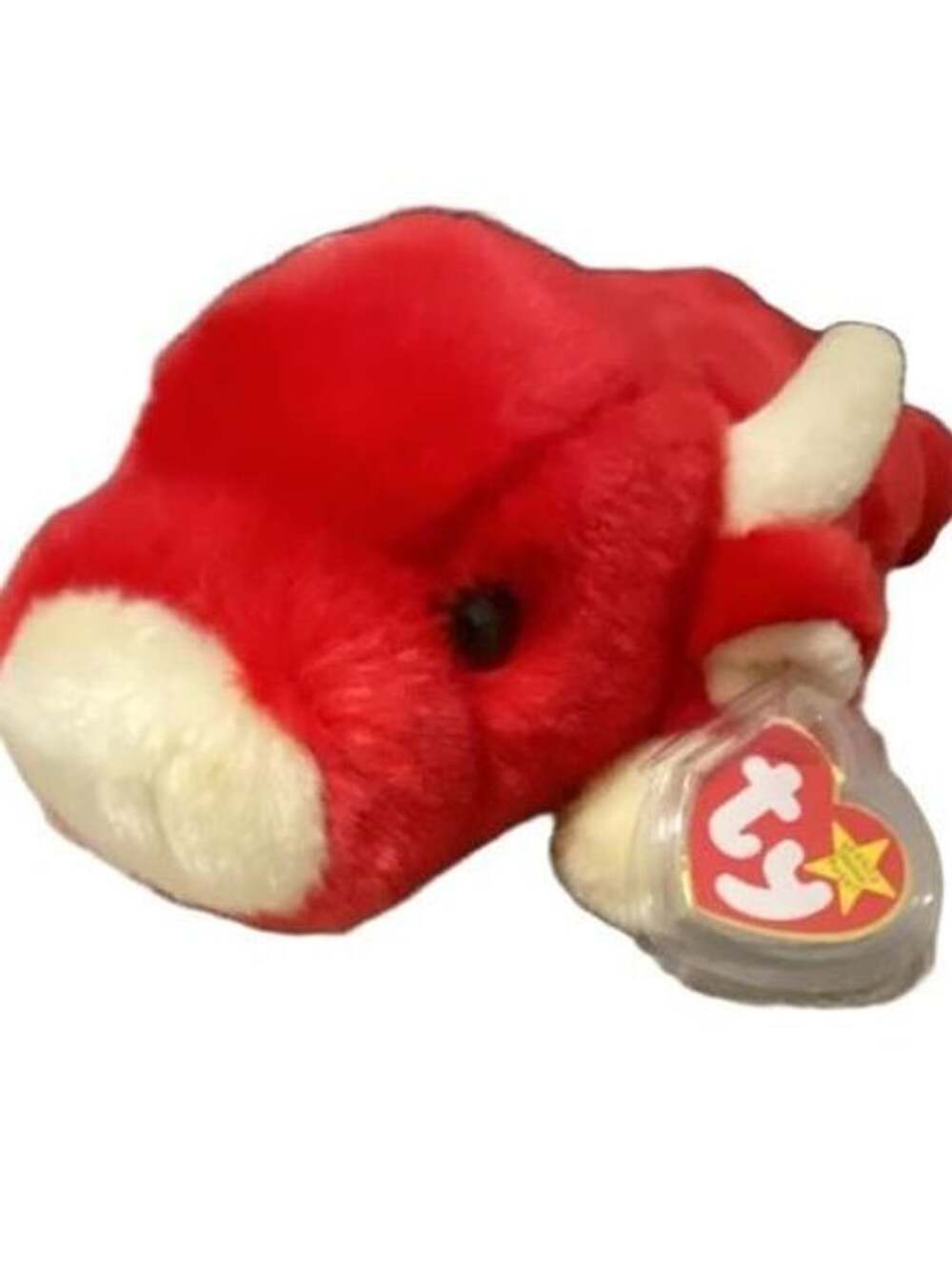 Retired “Snort the Red Bull” Ty Beanie Buddy 12” - Picture 2 of 7